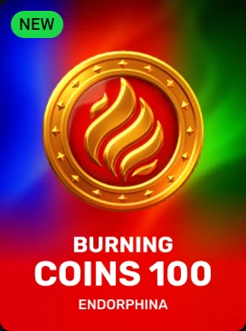 Burning Coins 100 pokie by Endorphina in the Rooster Bet lobby