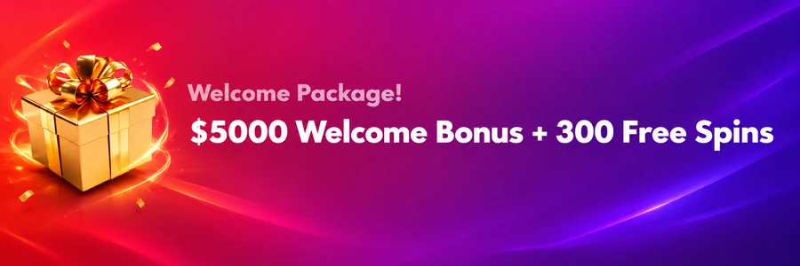 Rooster Bet welcome package: bonus plus 300 free spins